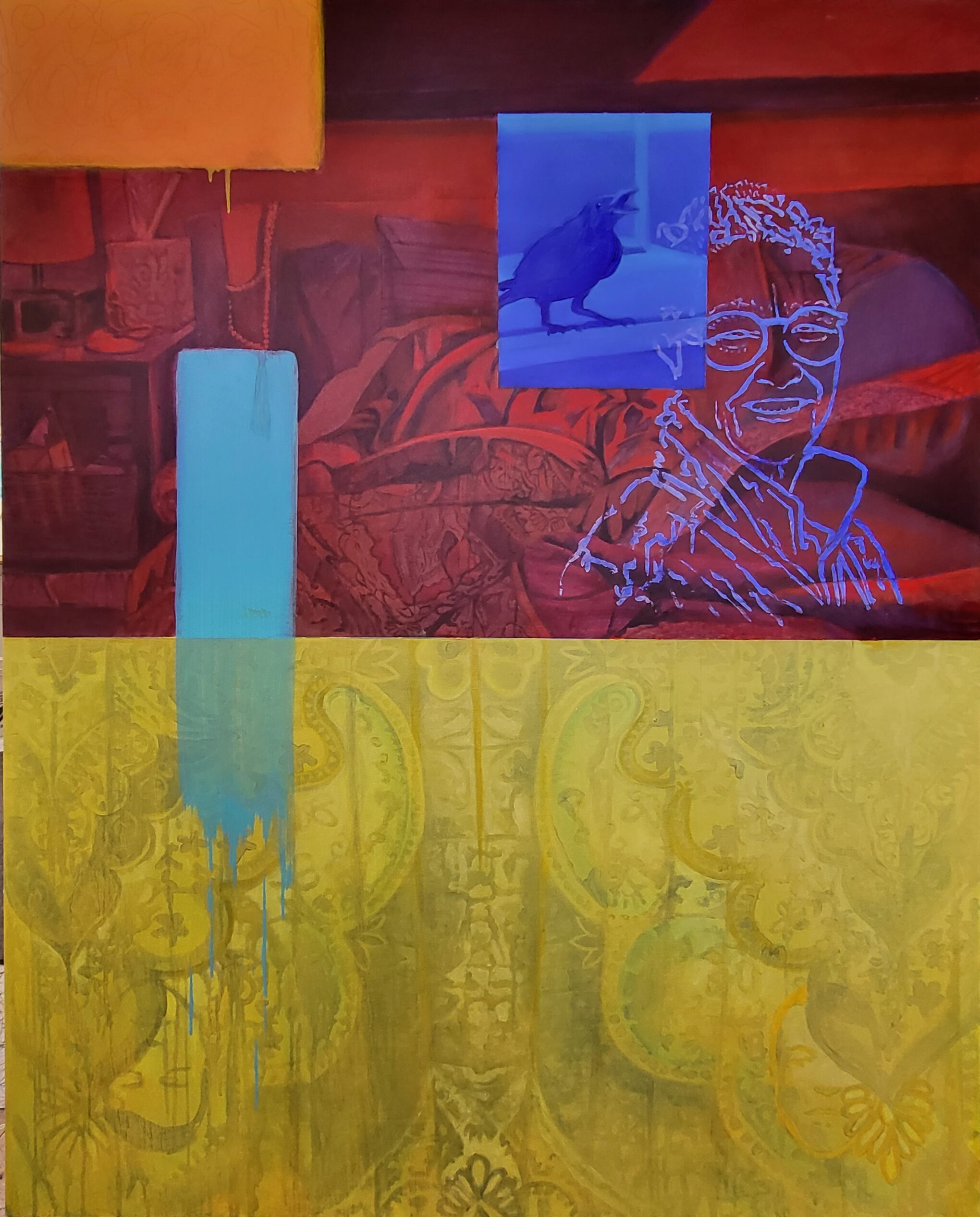 Memento Mori, oil on canvas,60x48, PE-Pinkman