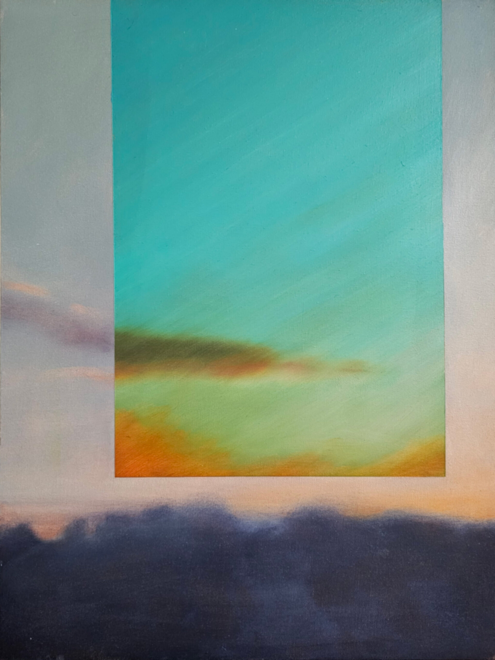 Landscape, 2023. Oil on canvas, 24 x 18 inches